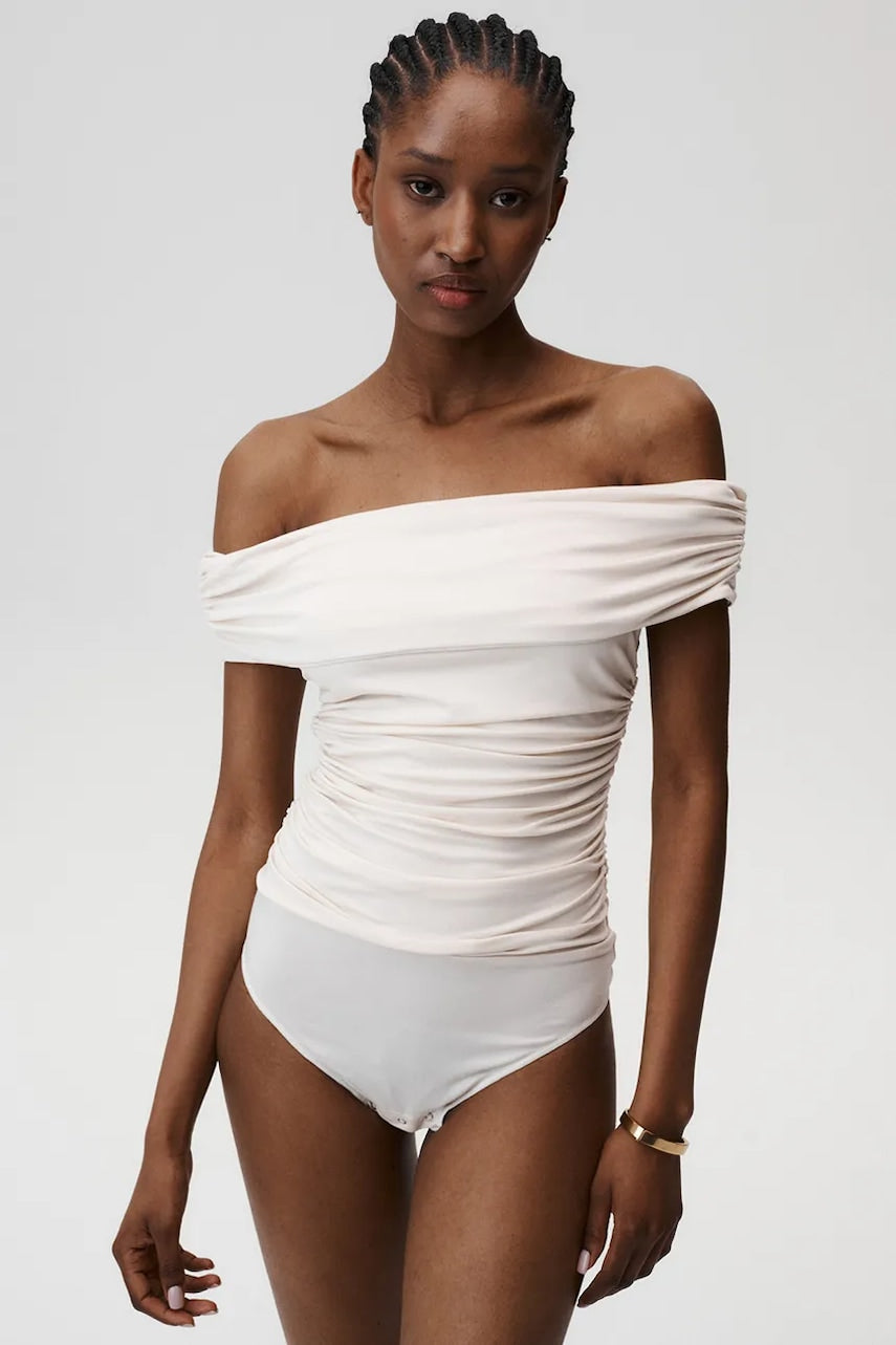 Body Undress Code Buttercup Bodysuit ženska, bež barva, 848