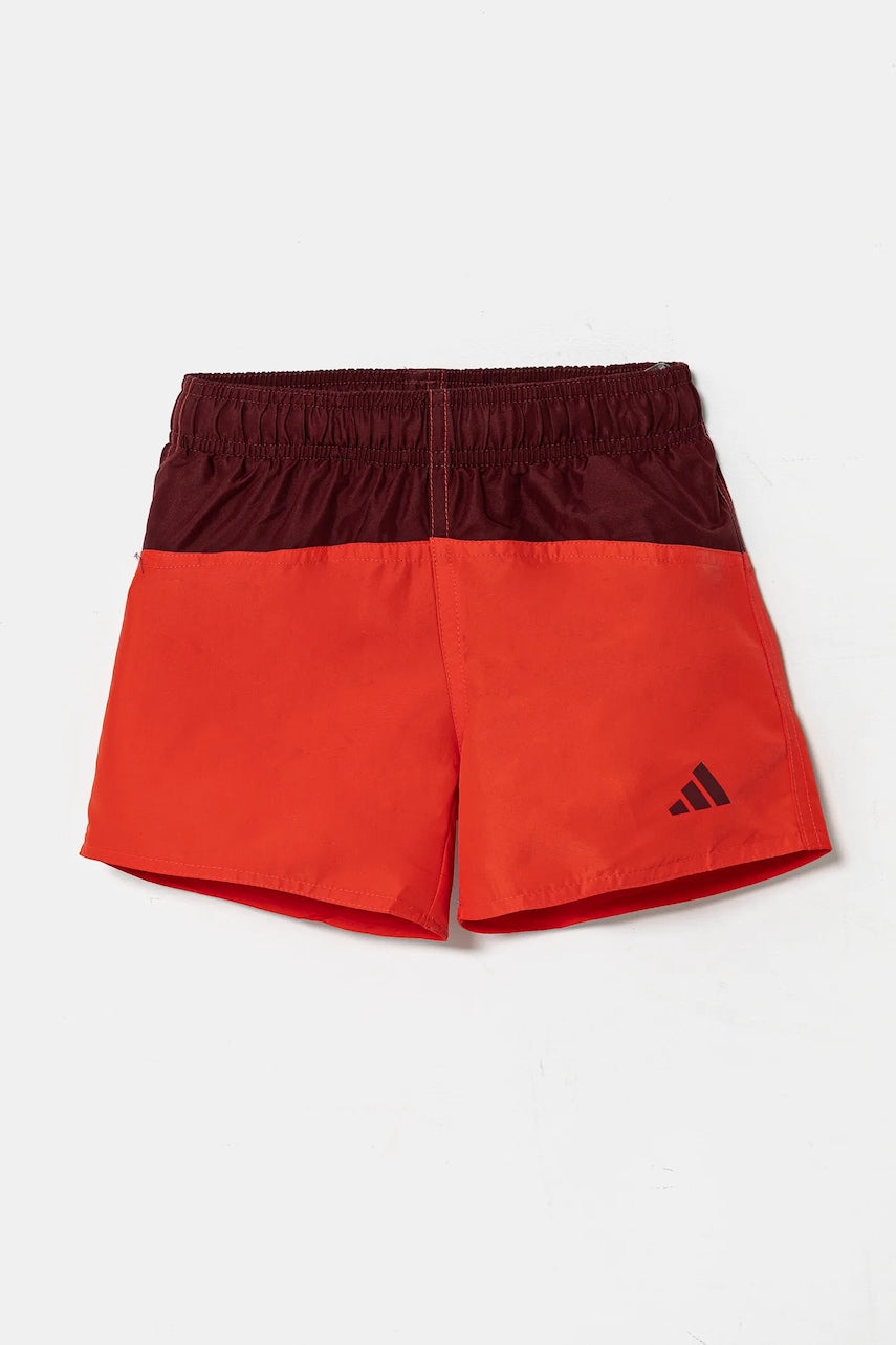 Dječje kratke hlače za kupanje adidas Performance boja: crvena, JL5578