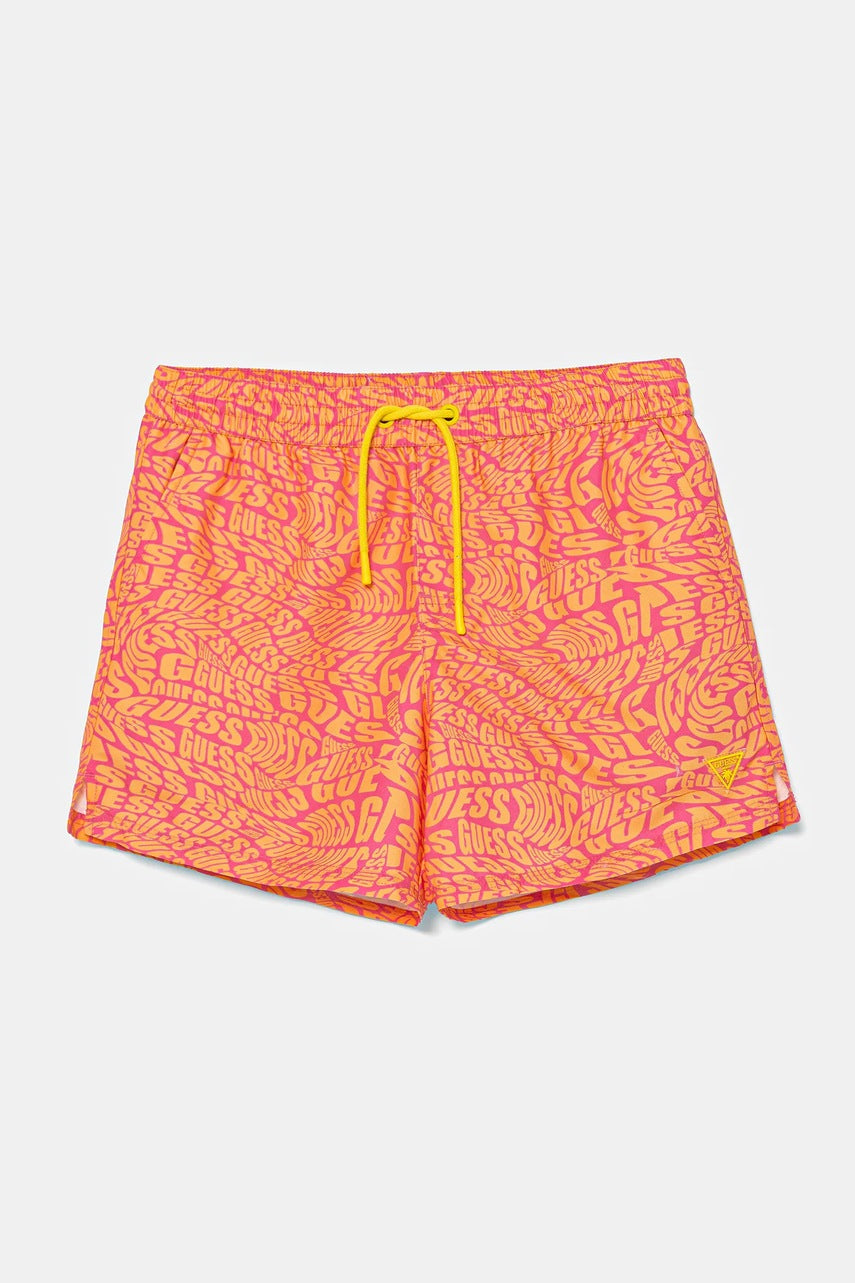Dječje kratke hlače za kupanje Guess boja: narančasta, L5GZ01 WG2D2