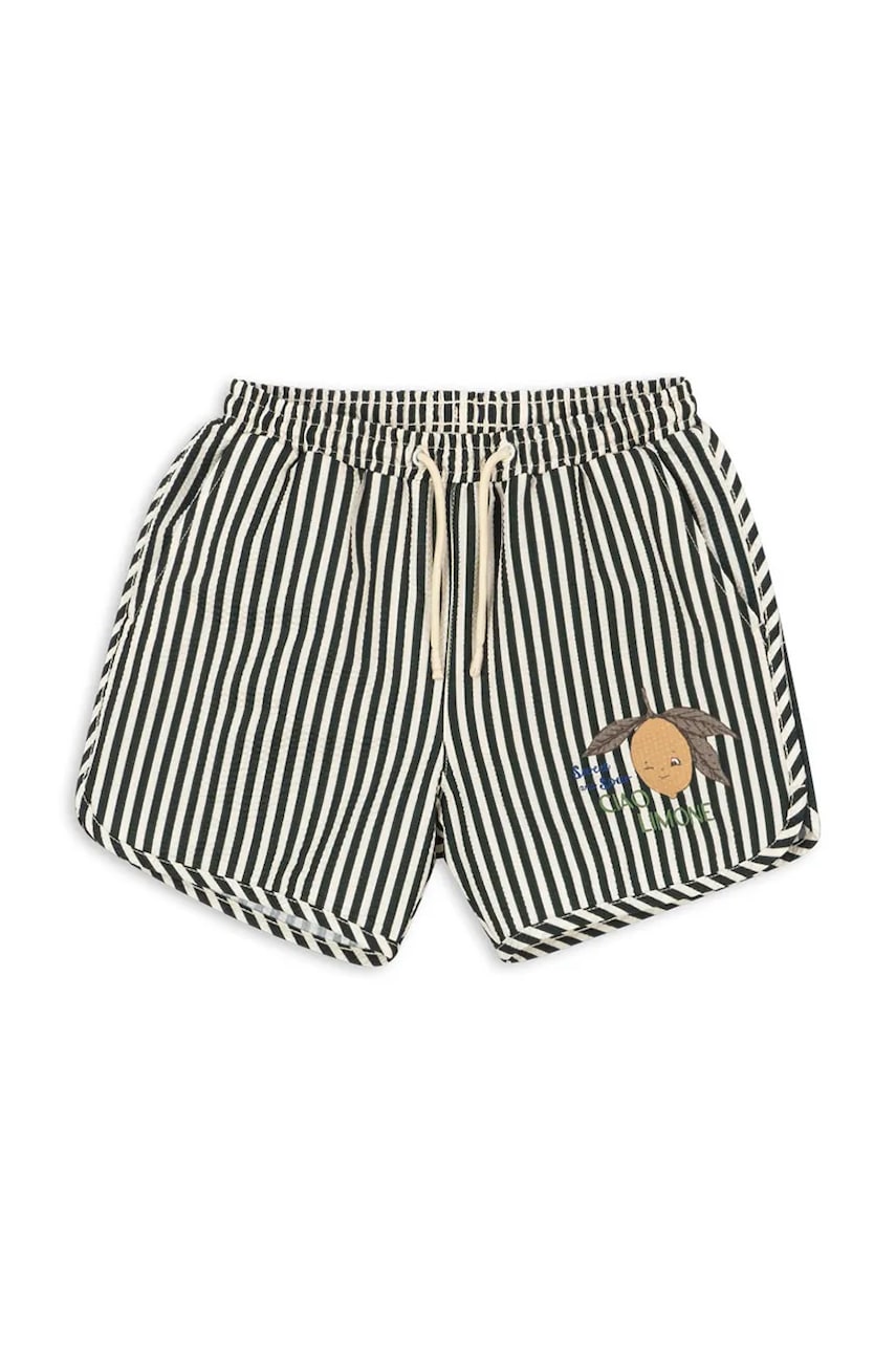 Dječje kratke hlače za kupanje Konges Sløjd SEER ASNOU SWIMSHORT GRS boja: crna, KS102498