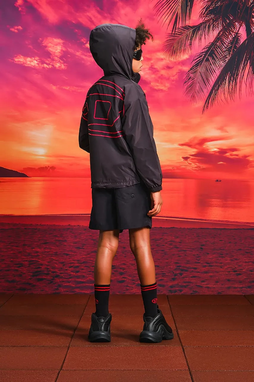 Dječje kratke hlače za kupanje Diesel MKENM SWIMSUIT boja: crna, J02292