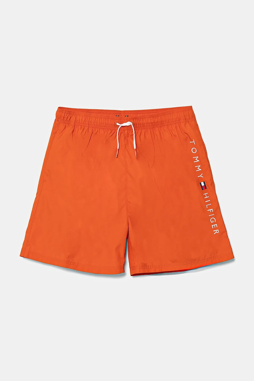 Dječje kratke hlače za kupanje Tommy Hilfiger boja: narančasta, UB0UB00528