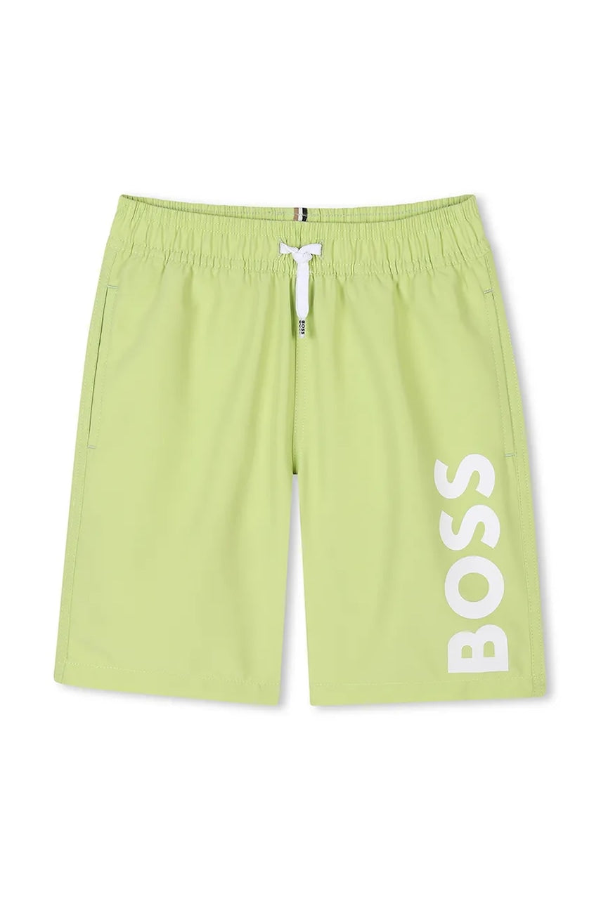Dječje kratke hlače za kupanje BOSS boja: zelena, J51973