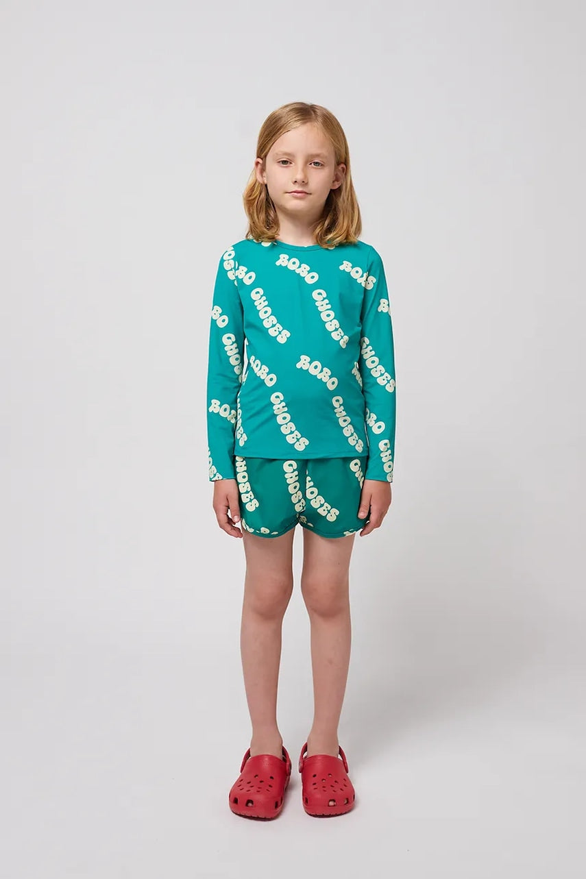 Dječje kratke hlače za kupanje Bobo Choses Wavy boja: tirkizna, 125AC117