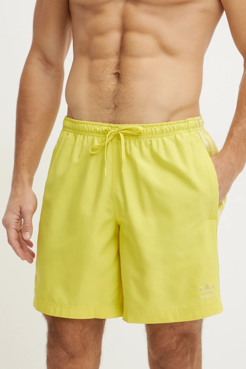 Kratke hlače za kupanje adidas Originals Adicolor boja: žuta, JD0962