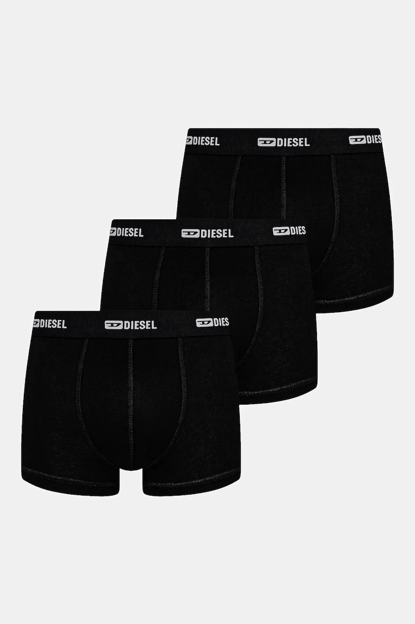 Boksarice Diesel DAMIEN-UTLT-3PACK BOXER-SHORTS 3-pack črna barva, A17832.0IKBK
