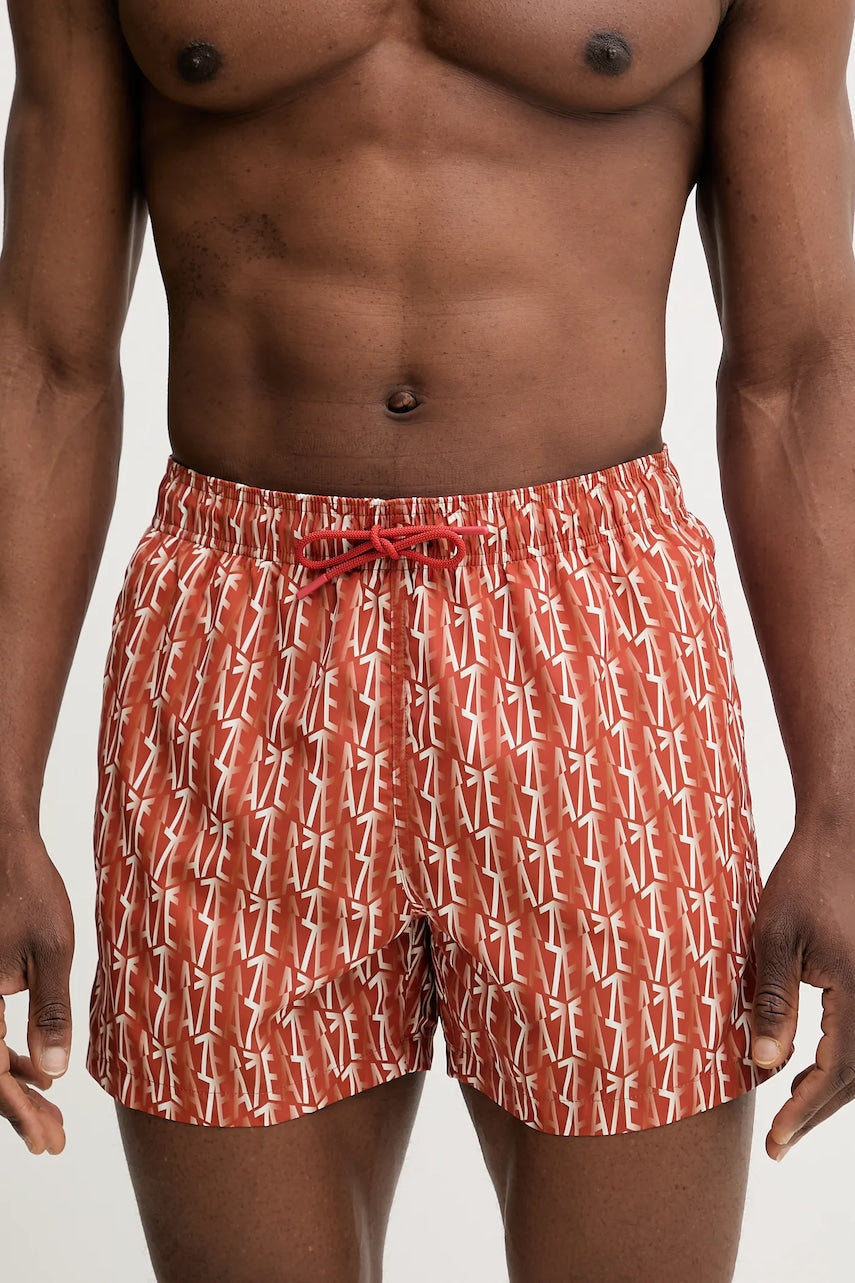 Kratke hlače za kupanje EA7 Emporio Armani boja: narančasta, AF13059.7M000510