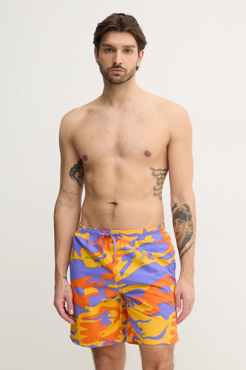 Kratke hlače za kupanje adidas Originals STR SWIMSH 8IN boja: ljubičasta, JD4262