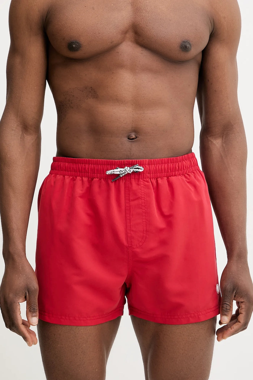 Kratke hlače za kupanje Pepe Jeans RUBBER SWIMSHORT boja: crvena, PMB10417