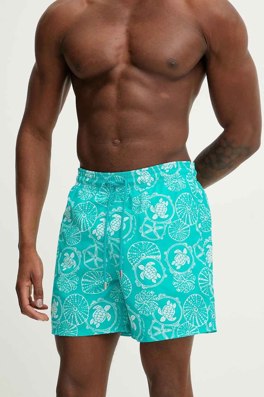 Kratke hlače za kupanje Vilebrequin MOOREA boja: tirkizna, MOOCB115
