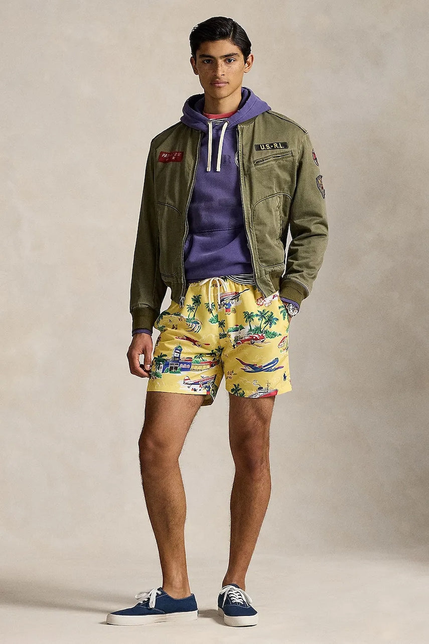 Kratke hlače za kupanje Polo Ralph Lauren boja: žuta, 710963324