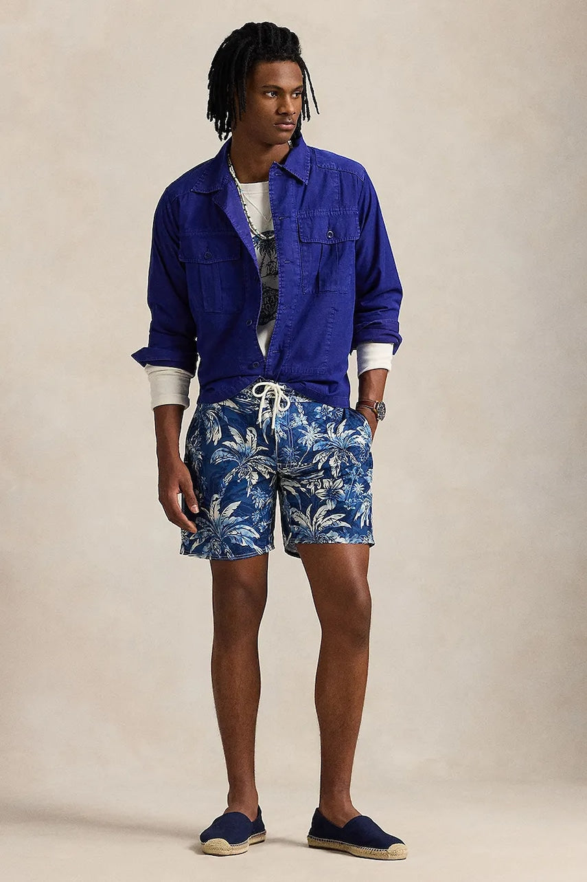 Kratke hlače za kupanje Polo Ralph Lauren boja: tamno plava, 710957409