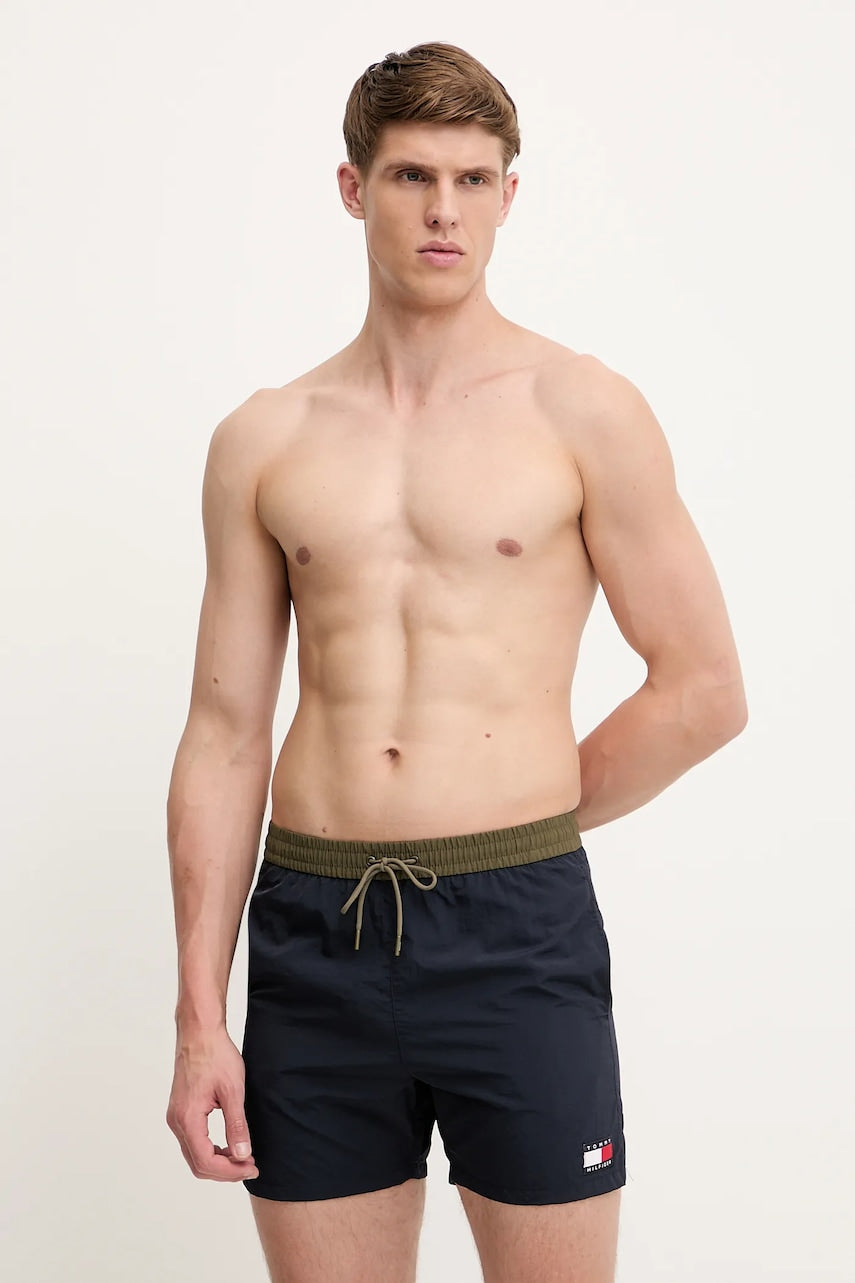 Kratke hlače za kupanje Tommy Hilfiger boja: tamno plava, UM0UM03455