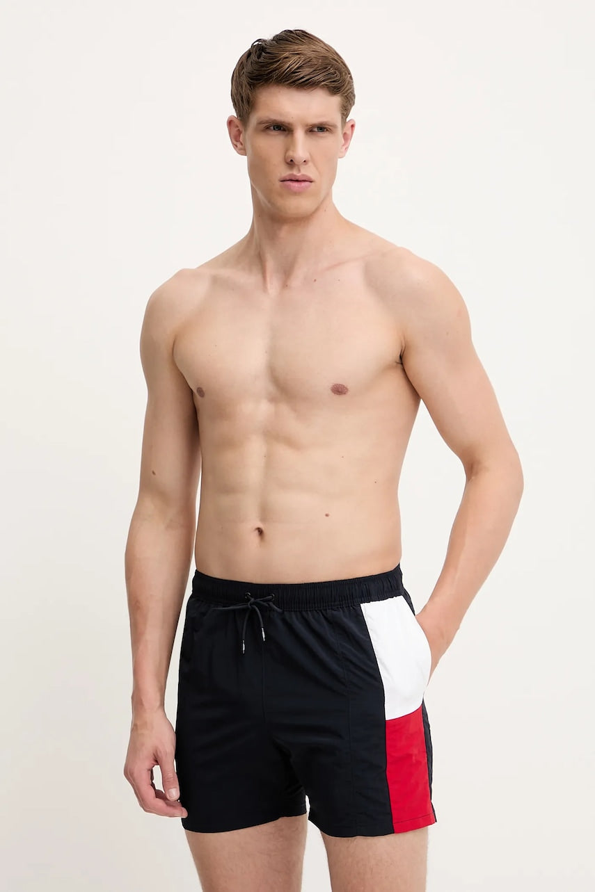 Kratke hlače za kupanje Tommy Hilfiger boja: tamno plava, UM0UM03483