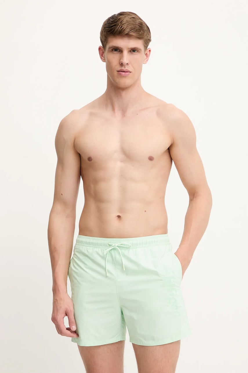 Kratke hlače za kupanje Tommy Hilfiger boja: zelena, UM0UM03484