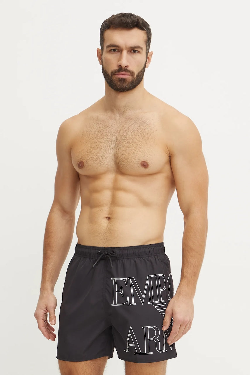 Kratke hlače za kupanje Emporio Armani Underwear boja: crna, EM000583 AF12326