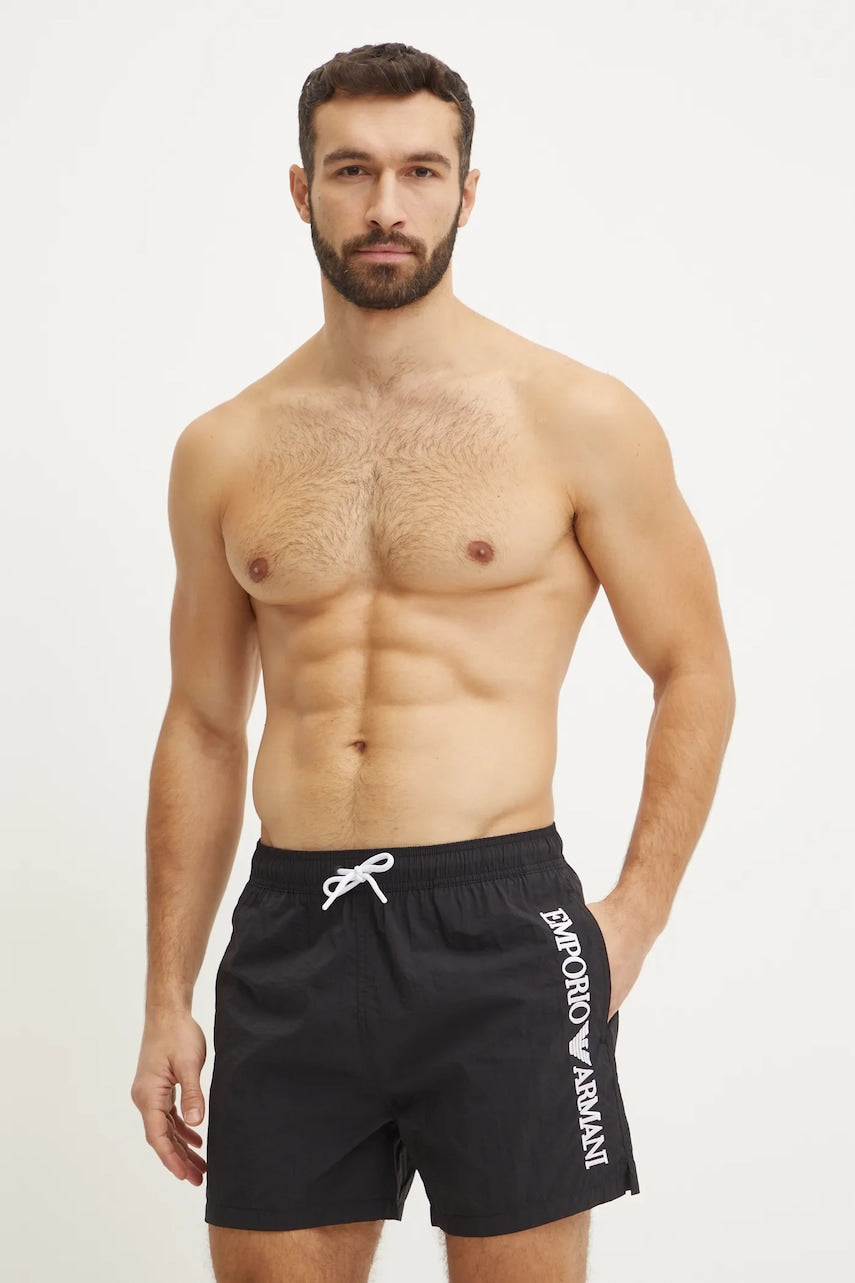 Kratke hlače za kupanje Emporio Armani Underwear boja: crna, EM000583 AF12330