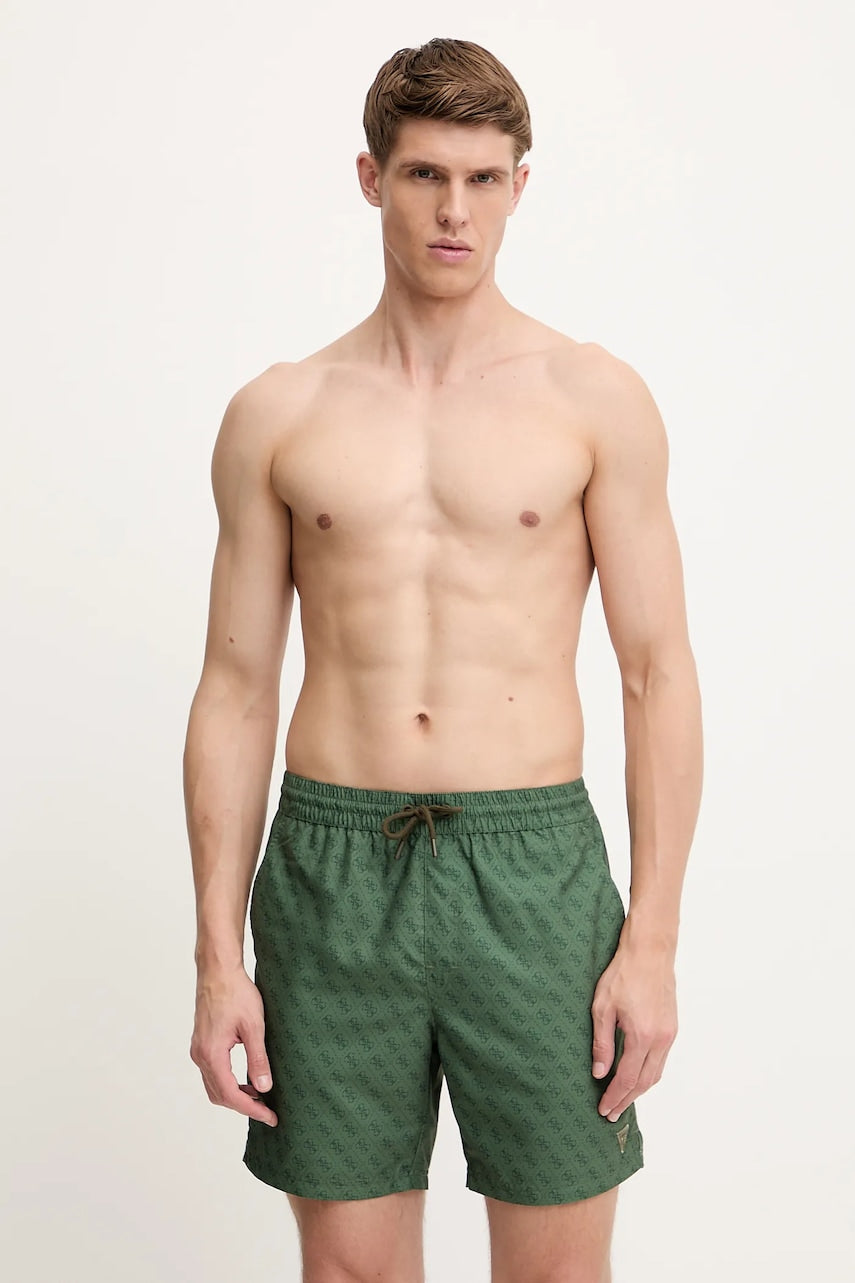 Kratke hlače za kupanje Guess boja: zelena, F5GT00 WG2D2