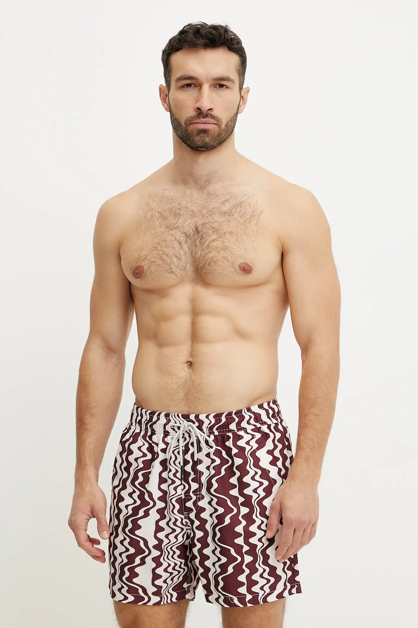 Kratke hlače za kupanje OAS boja: bordo, 5001