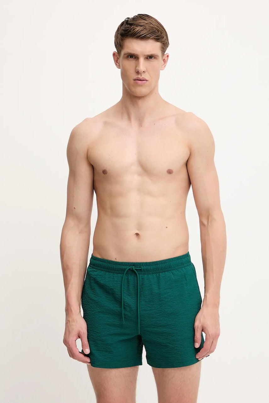 Kratke hlače za kupanje Abercrombie & Fitch boja: zelena, KI133-5040