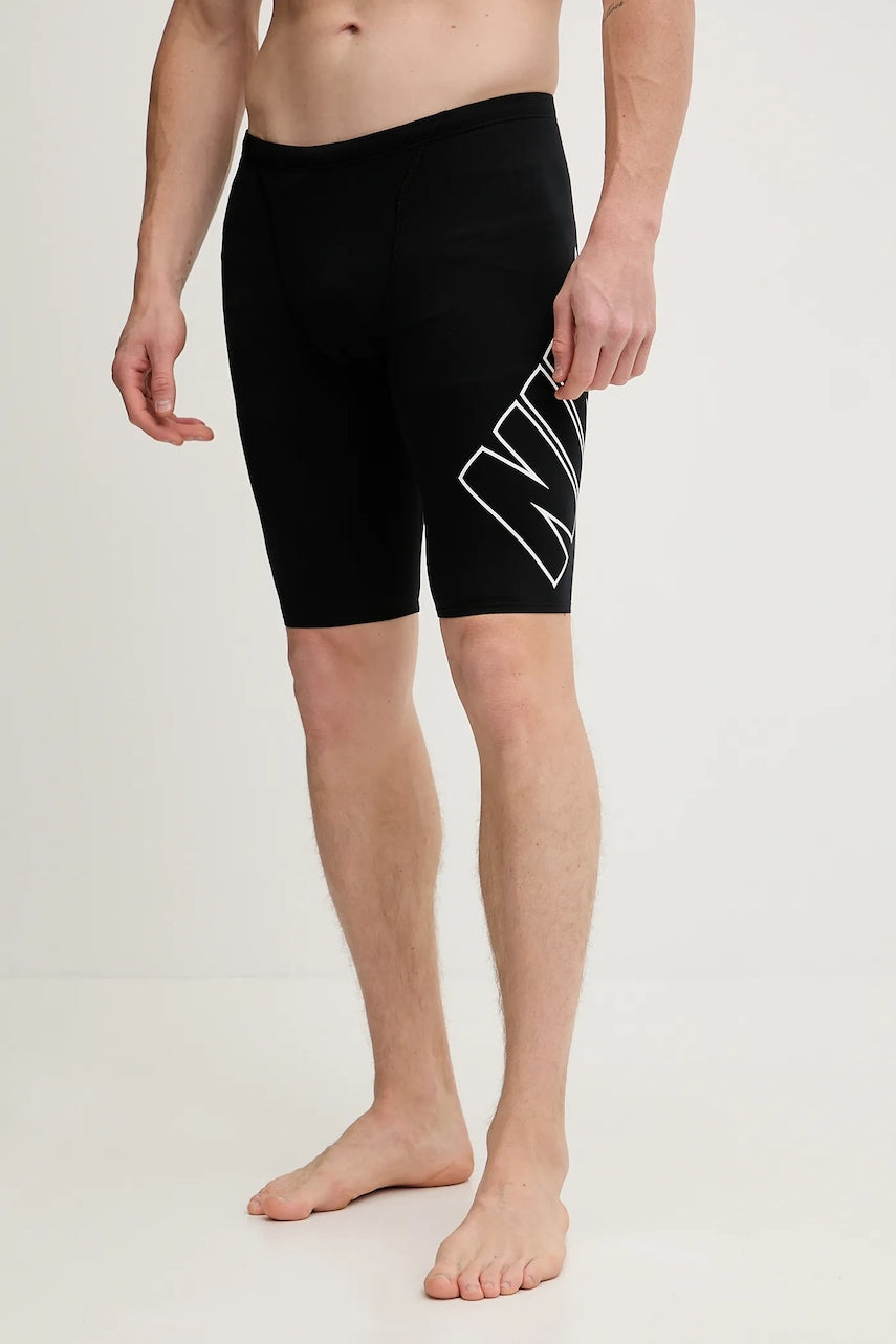 Kratke hlače za kupanje Nike boja: crna, NESSF022