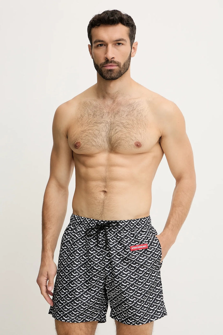 Kratke hlače za kupanje Sprayground boja: crna, SP753BLK