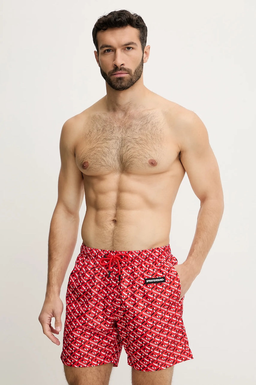 Kratke hlače za kupanje Sprayground boja: crvena, SP753RED