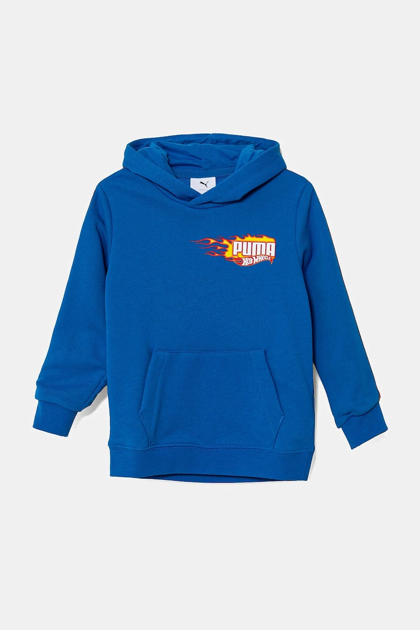 Dječja dukserica Puma X HOT WHEELS Hoodie TR s kapuljačom, s tiskom, 630071