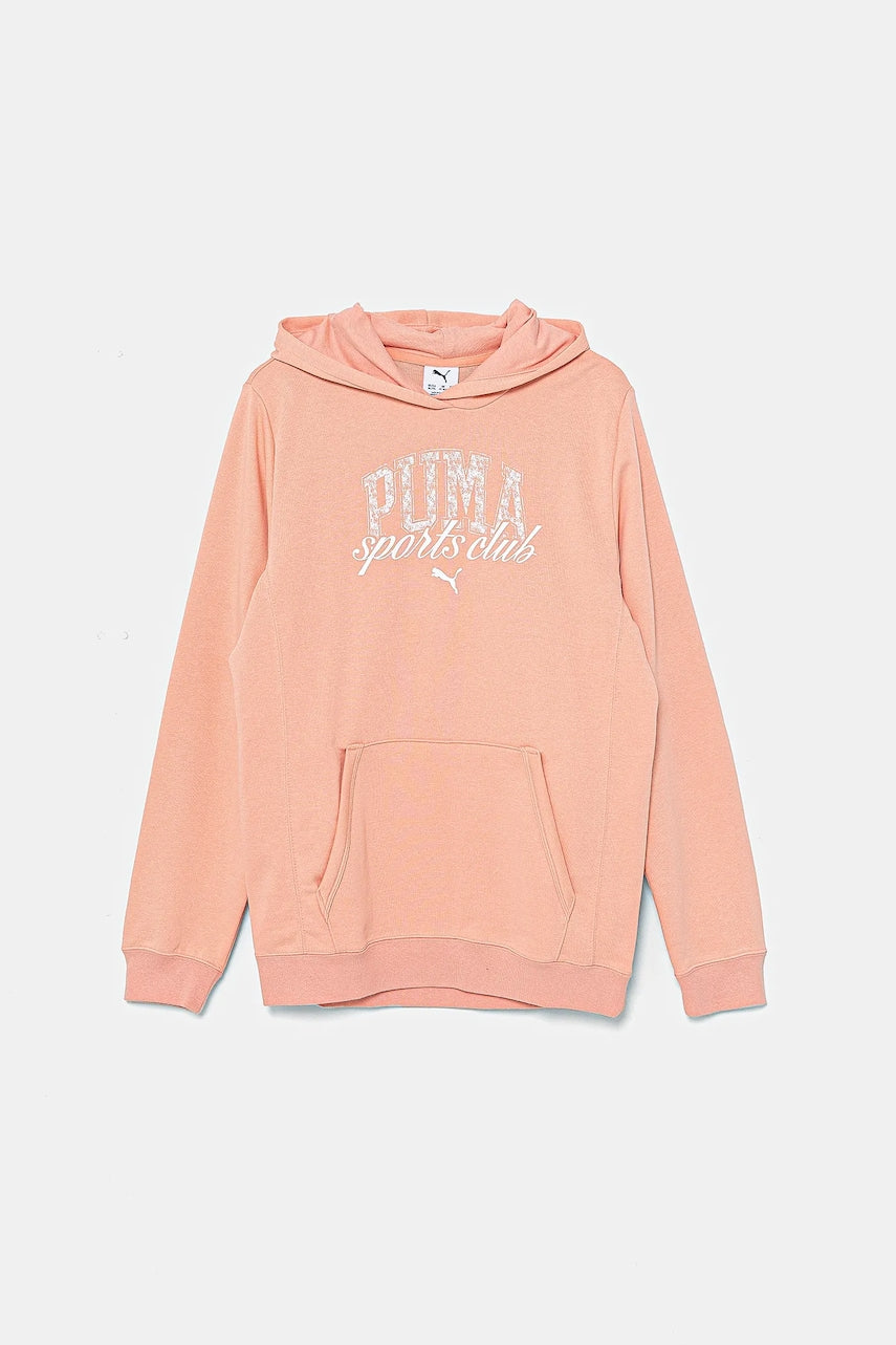 Dječja dukserica Puma CLASS Hoodie TR boja: narančasta, s kapuljačom, s tiskom, 685829