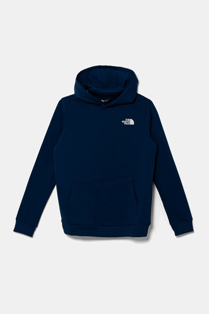 Dječja dukserica The North Face TEEN SIMPLE DOME HOODIE boja: tamno plava, s kapuljačom, bez uzorka, NF0A8AXVD1R1