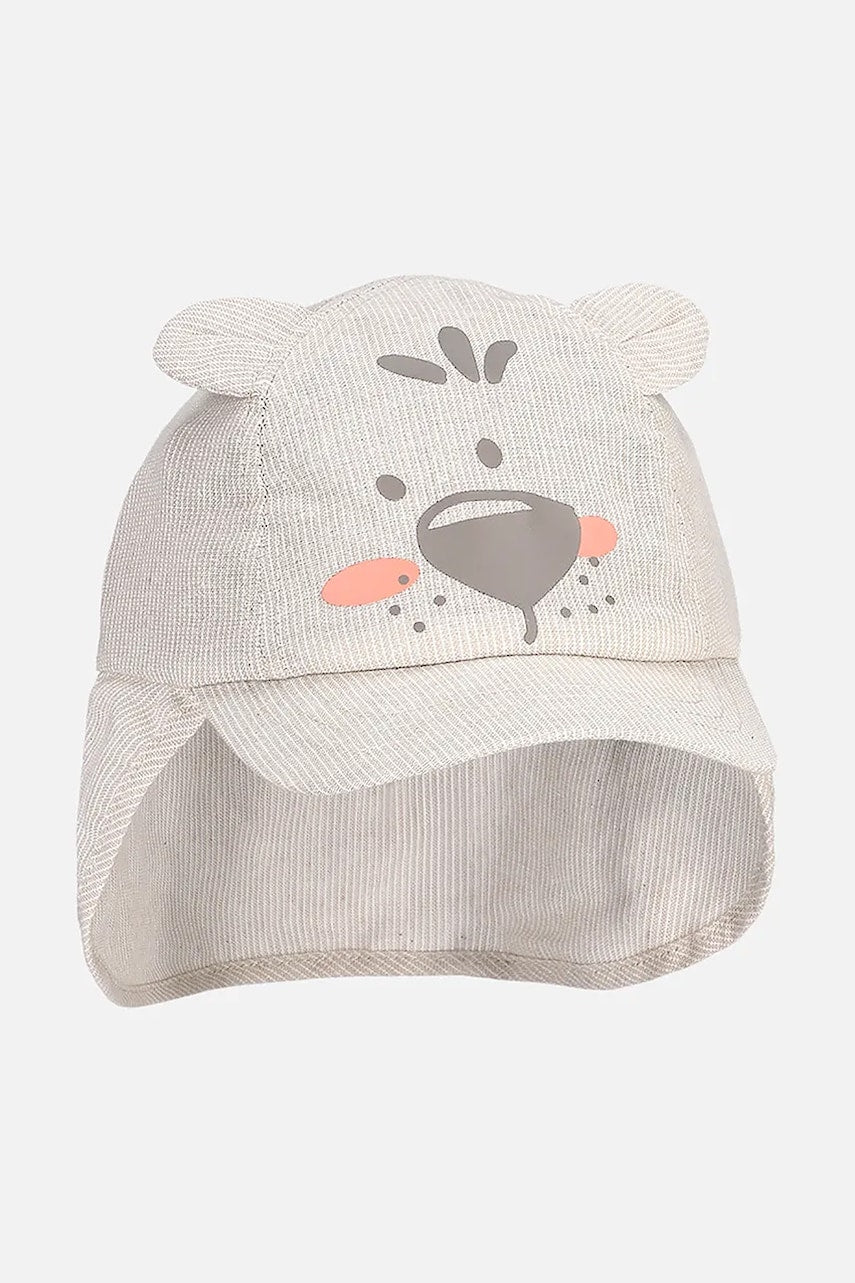 Otroška baseball kapa Coccodrillo bež barva, ACCESSORIES SUMMER BOY