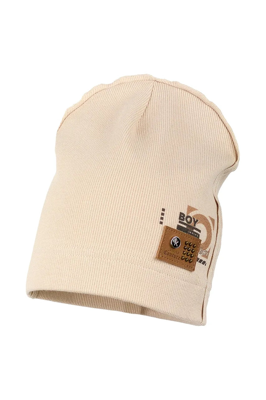 Dječja kapa Jamiks OREST boja: smeđa, od tanke pletenine, JWH063