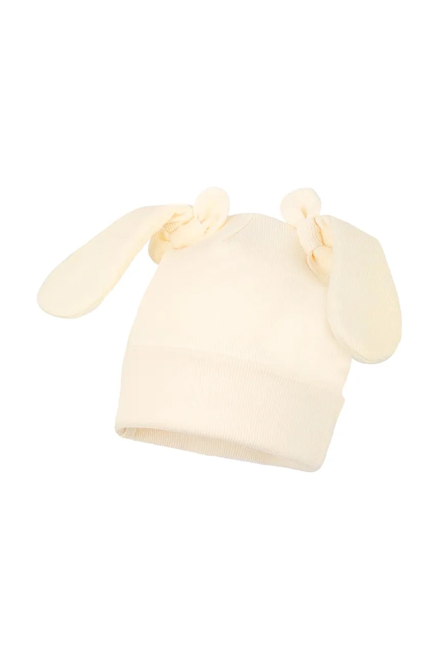 Dječja kapa Jamiks CORALINE boja: bež, od tanke pletenine, JWH021