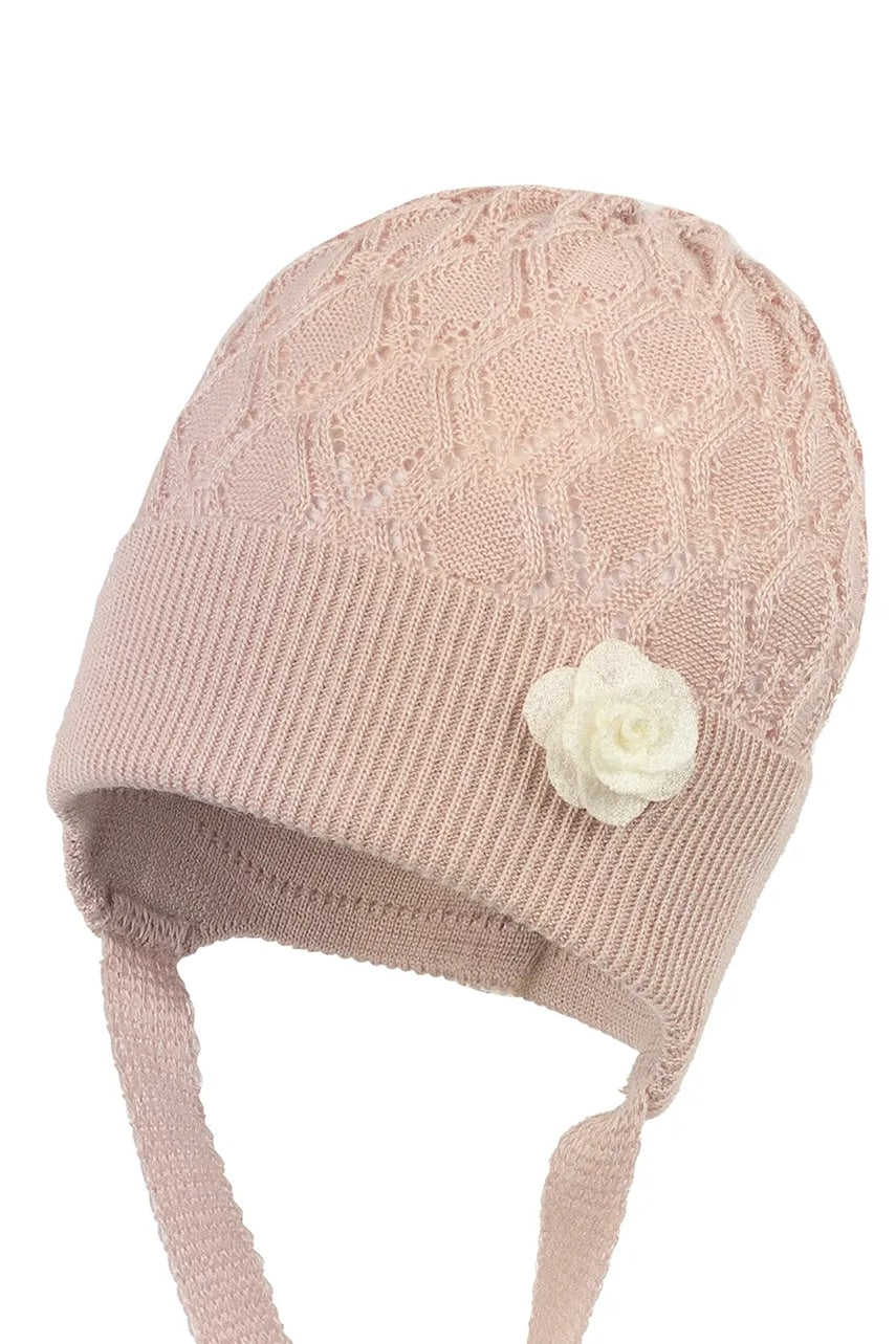 Dječja kapa Jamiks GALI boja: ružičasta, od tanke pletenine, JWH066