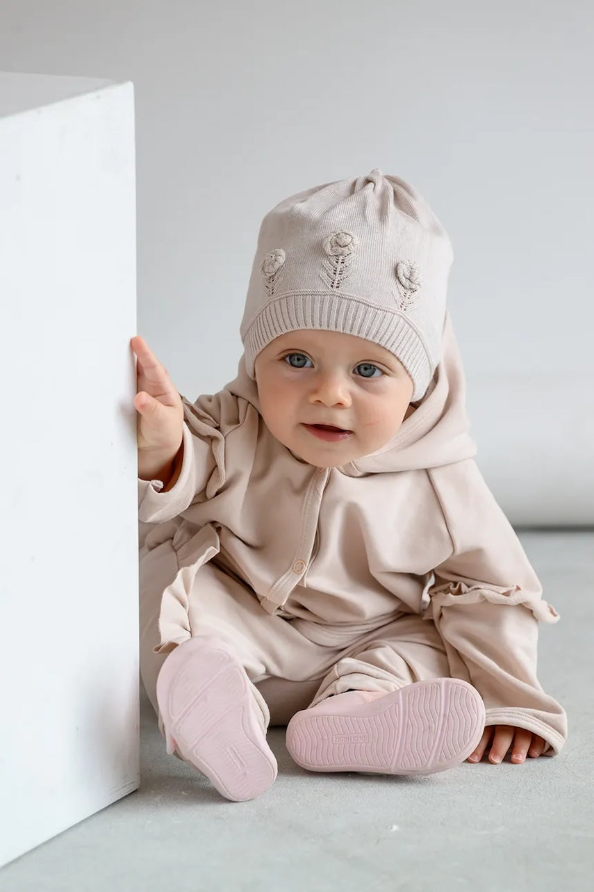 Dječja kapa Jamiks MAGNA boja: ružičasta, od tanke pletenine, JWH029