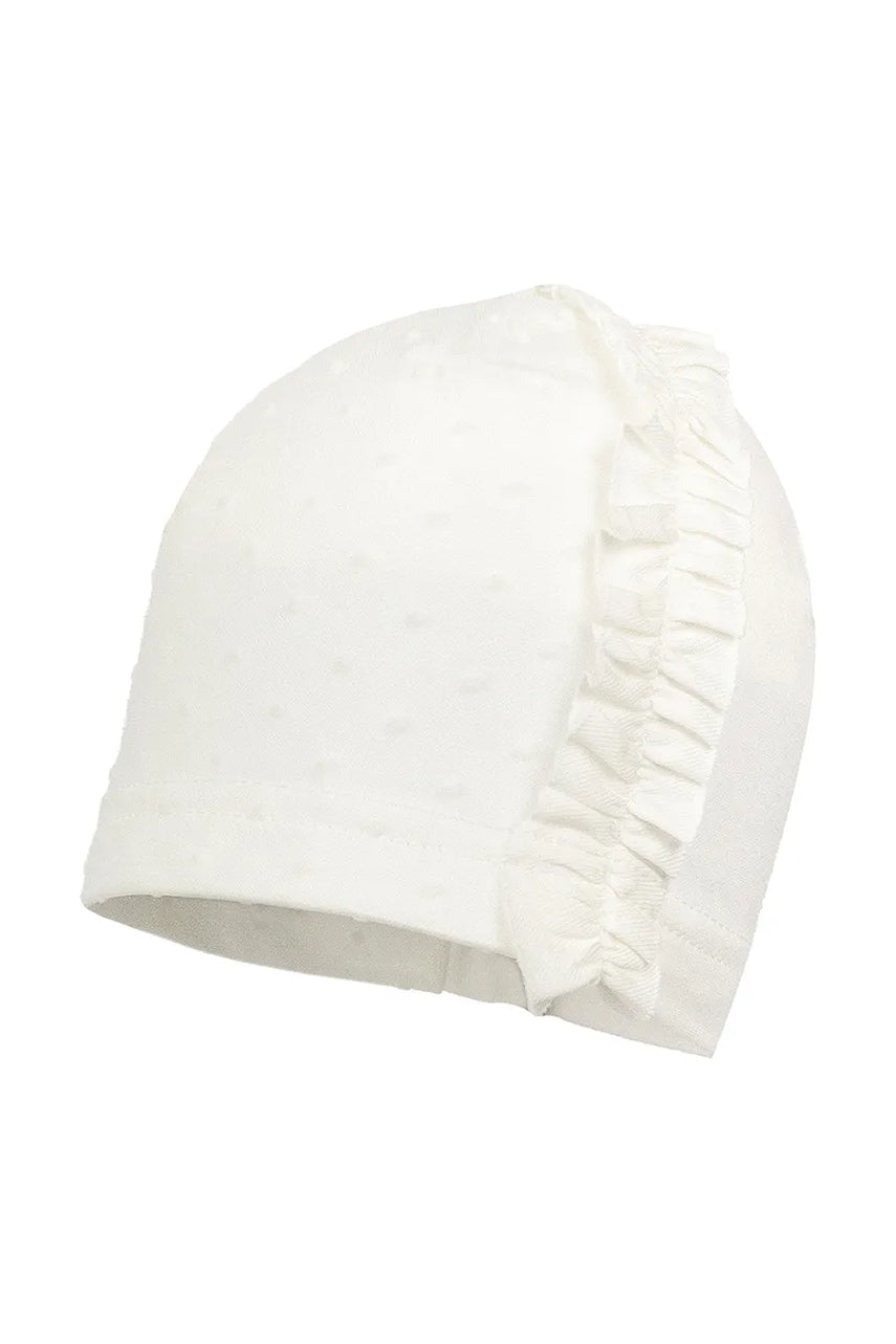 Dječja kapa Jamiks PEARL boja: bež, od tanke pletenine, JWH041