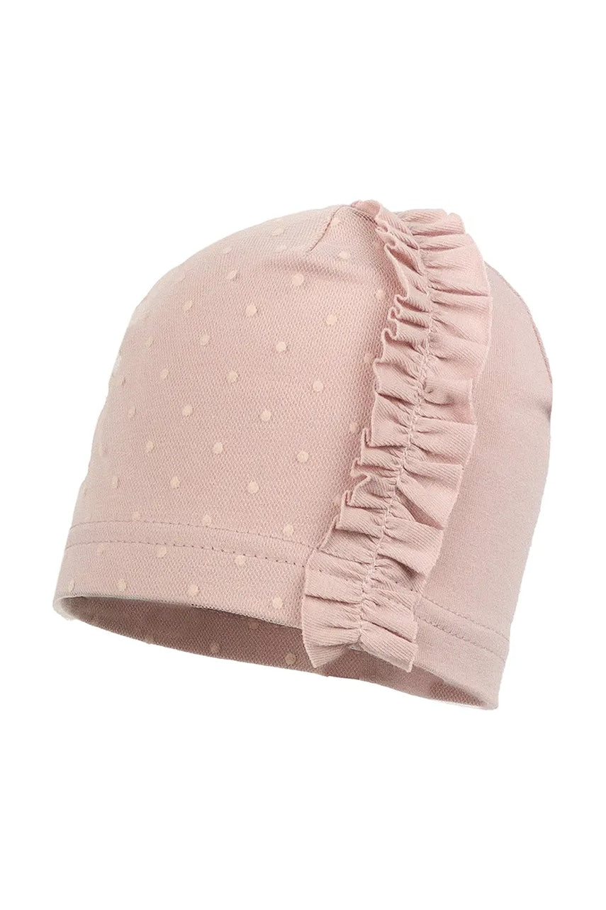 Dječja kapa Jamiks PEARL boja: ružičasta, od tanke pletenine, JWH041
