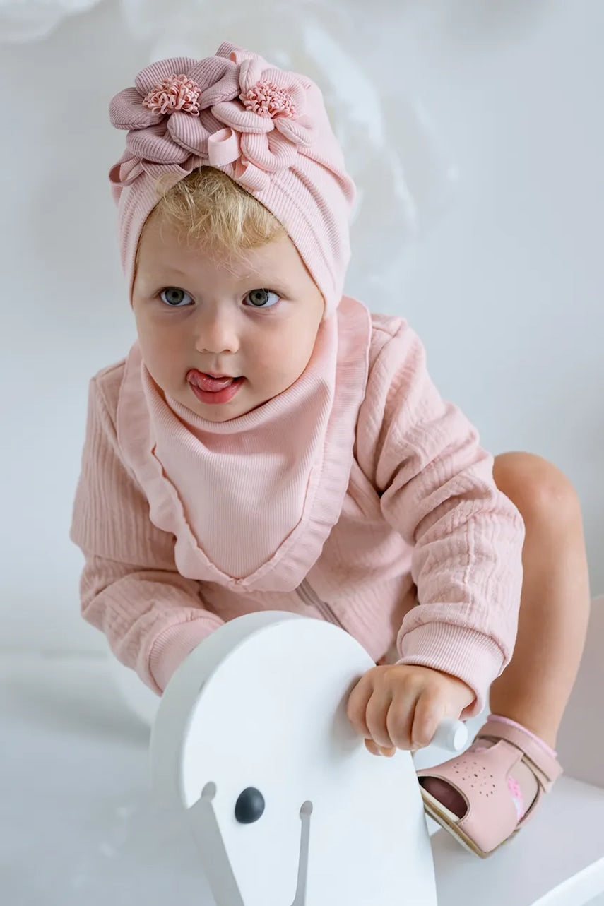 Dječja kapa Jamiks RIMMA boja: ružičasta, od tanke pletenine, JWH001