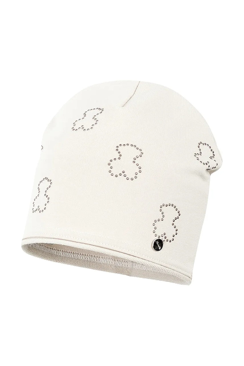 Dječja kapa Jamiks SAADA boja: bež, od tanke pletenine, JWH055