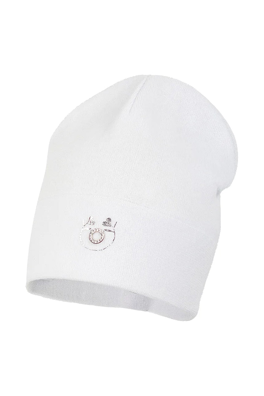 Pamučna kapa za djecu Jamiks SHARON boja: bijela, od tanke pletenine, pamučna, JWH037