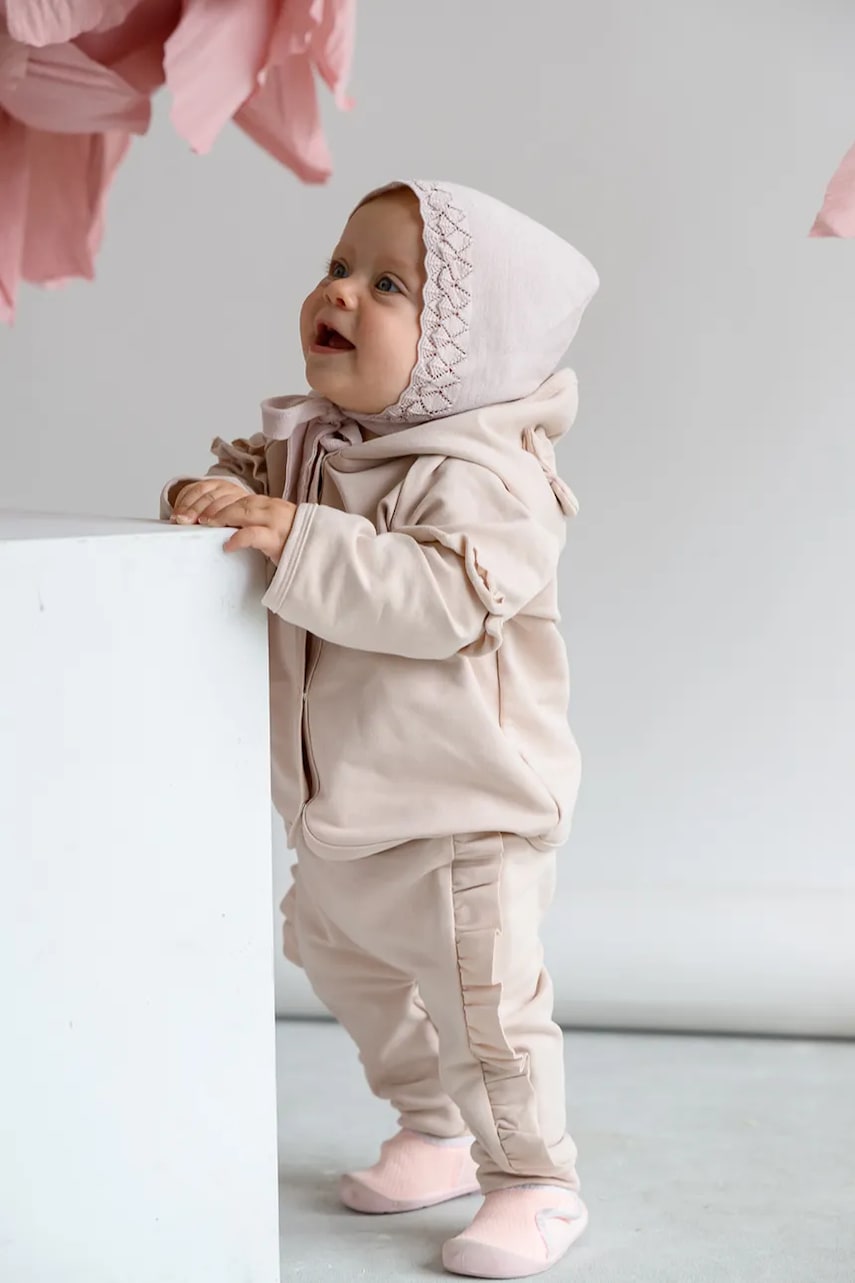 Dječja kapa Jamiks ZURI boja: ružičasta, od tanke pletenine, JWH026