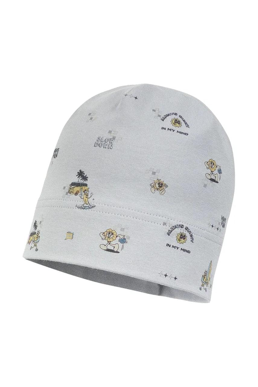 Kapa za bebe Jamiks JASON boja: siva, od tanke pletenine, JWH054