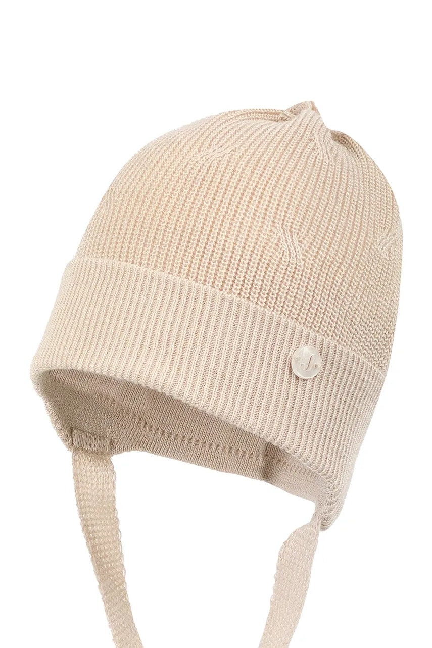 Dječja kapa Jamiks LIR boja: smeđa, od tanke pletenine, JWH062