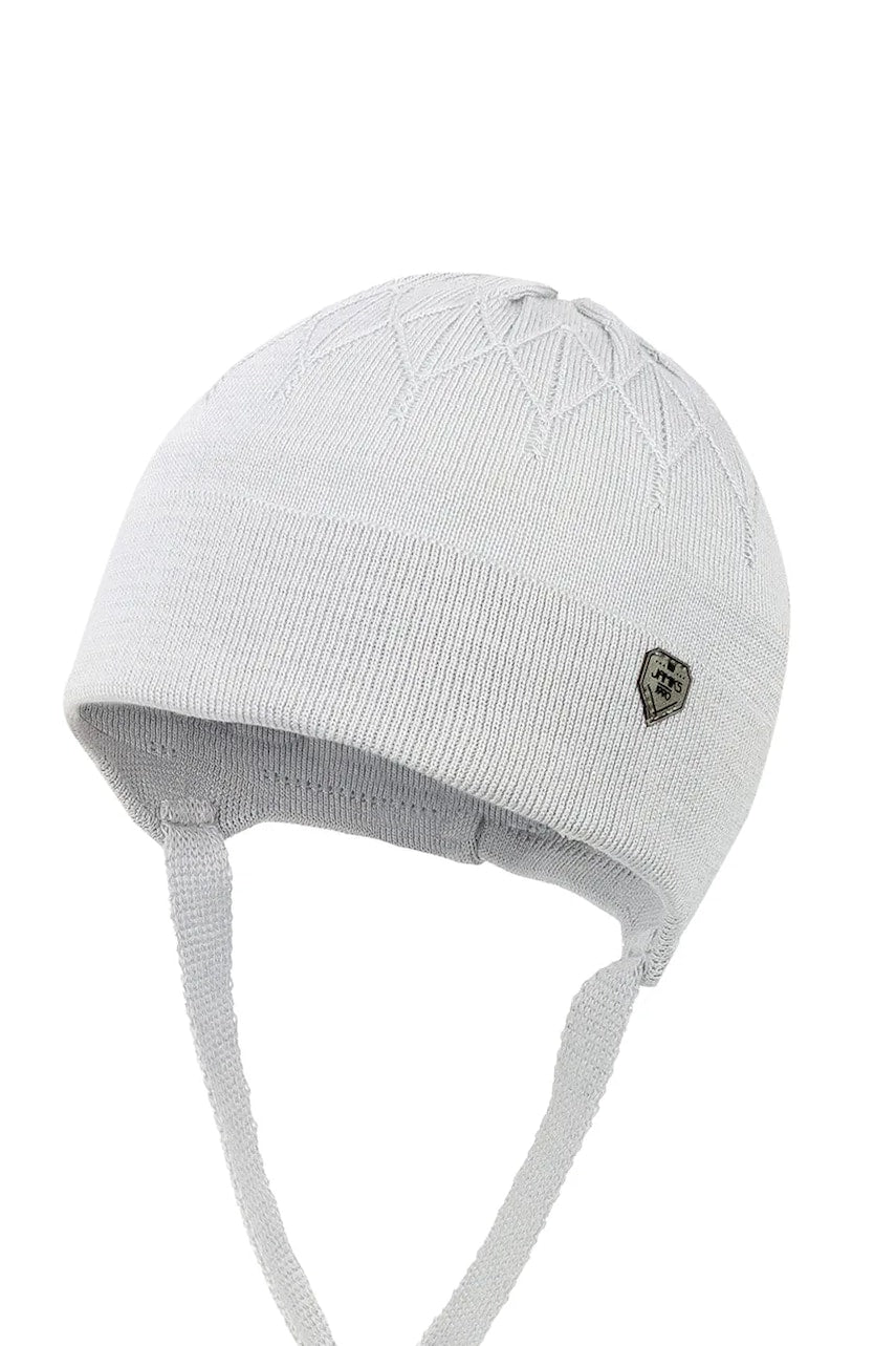 Dječja kapa Jamiks MARIANO boja: siva, od tanke pletenine, JWH118