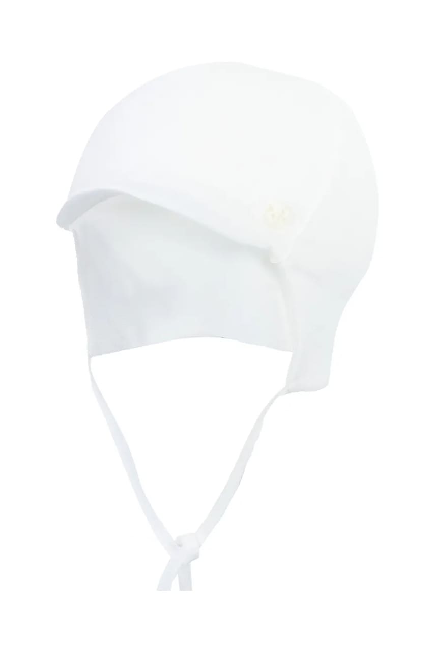 Kapa za bebe Jamiks PAULO boja: bijela, od tanke pletenine, JLH069