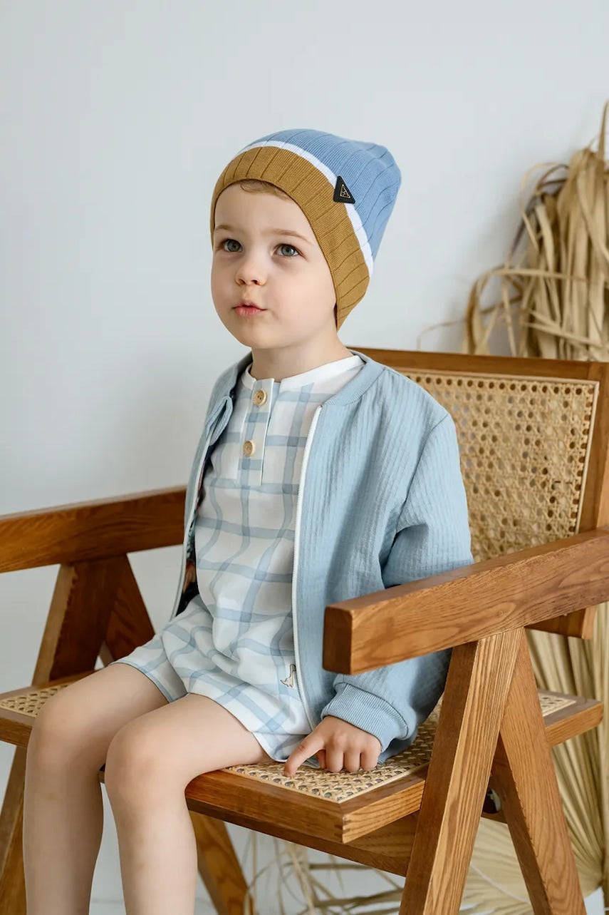 Pamučna kapa za djecu Jamiks PAXTON od tanke pletenine, pamučna, JWH031