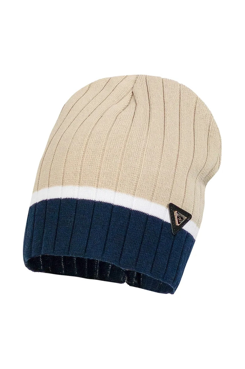 Pamučna kapa za djecu Jamiks PAXTON boja: bež, od tanke pletenine, pamučna, JWH031