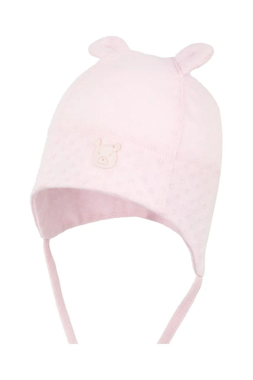 Kapa za bebe Jamiks VERONA boja: ružičasta, od tanke pletenine, pamučna, JLH066