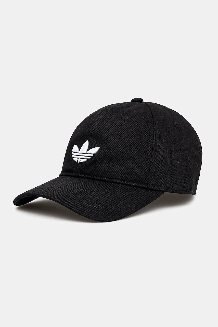 Bombažna bejzbolska kapa adidas Originals BASEBALL AC črna barva, JC6023