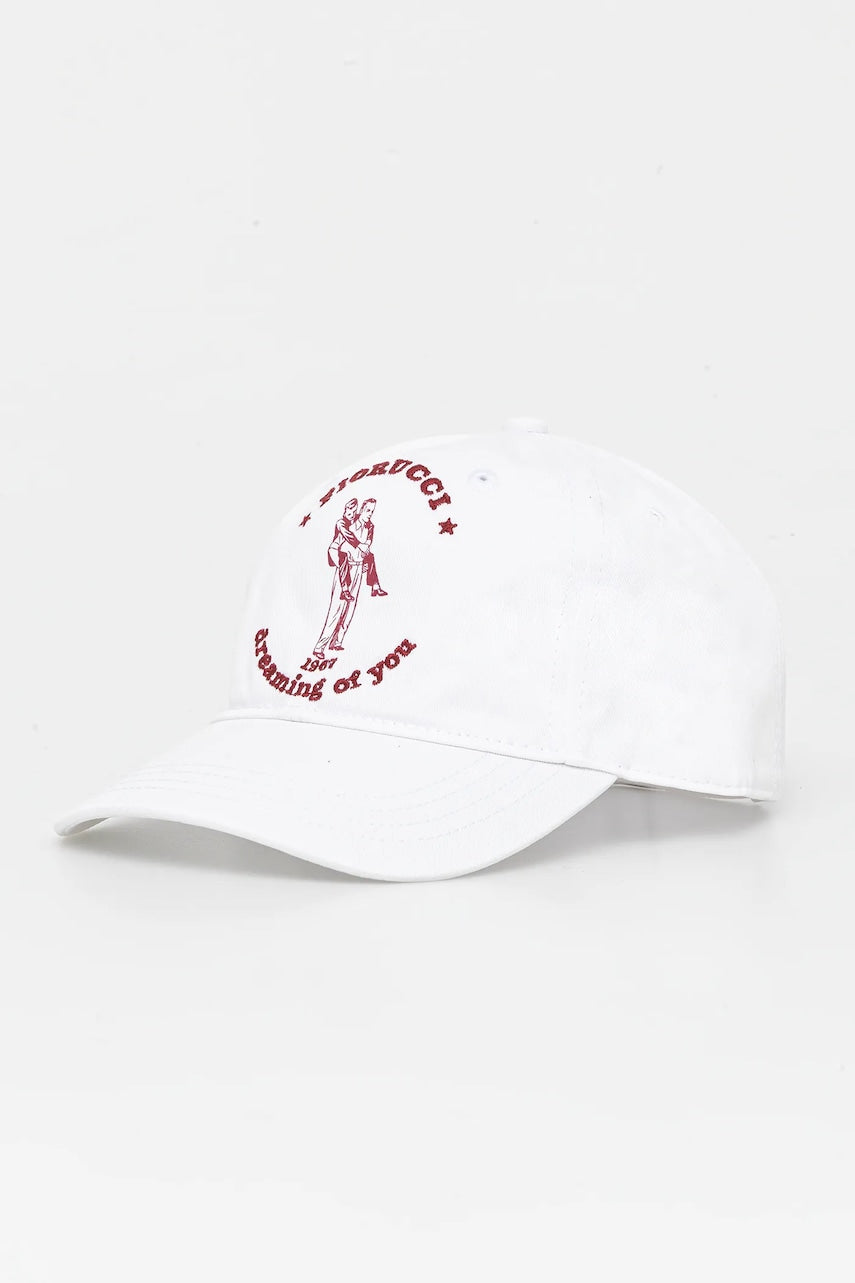 Pamučna kapa sa šiltom Fiorucci White Dreaming of You Baseball Cap boja: bijela, s aplikacijom, W02SMAHA135CO01WH03